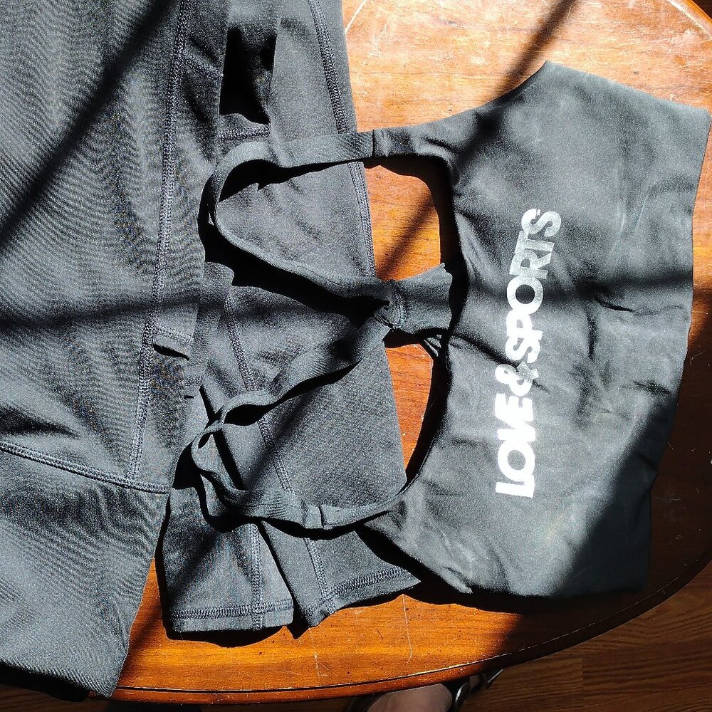Love & Sports Leggings and Bra set
